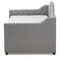 Baxton Studio Perry Modern Light Grey Daybed with Trundle 141-7928 - alternate 6